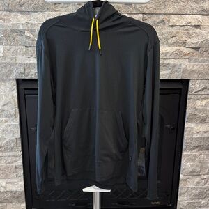Chubbies Movementum Black Hoodie with Yellow Accents